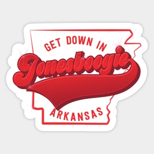 Get Down In Jonesboogie Sticker